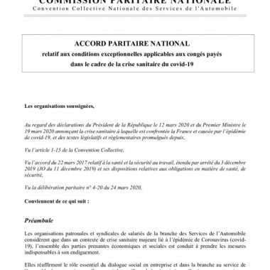 Services-auto-Accord-Paritaire-National-2-avril-2020-congés-covid19